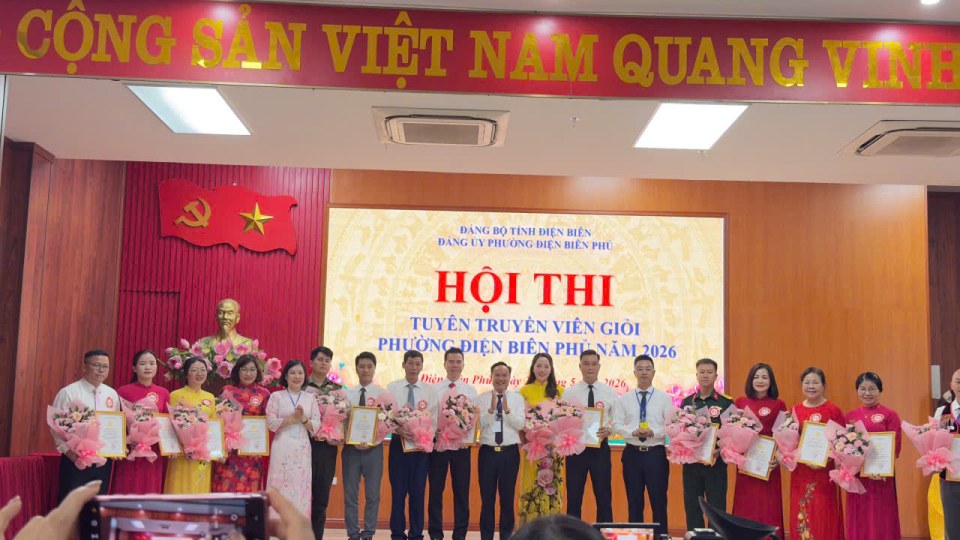 Hội thi tuyên truyền viên giỏi phường Điện Biên Phủ năm 2026