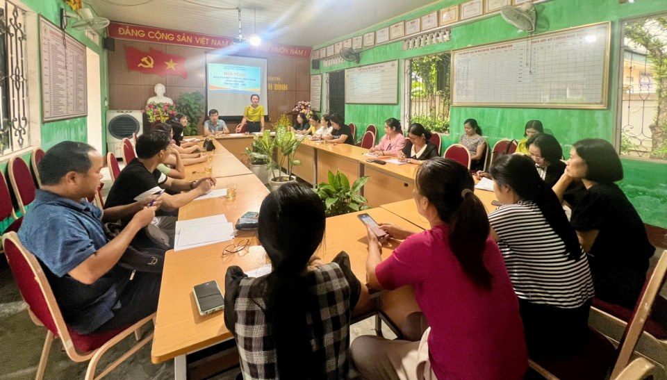 Trường THCS Thanh Bình tổ chức Hội nghị Ban đại diện cha mẹ học sinh (Phiên thứ nhất) - Năm học 2024 - 2025
