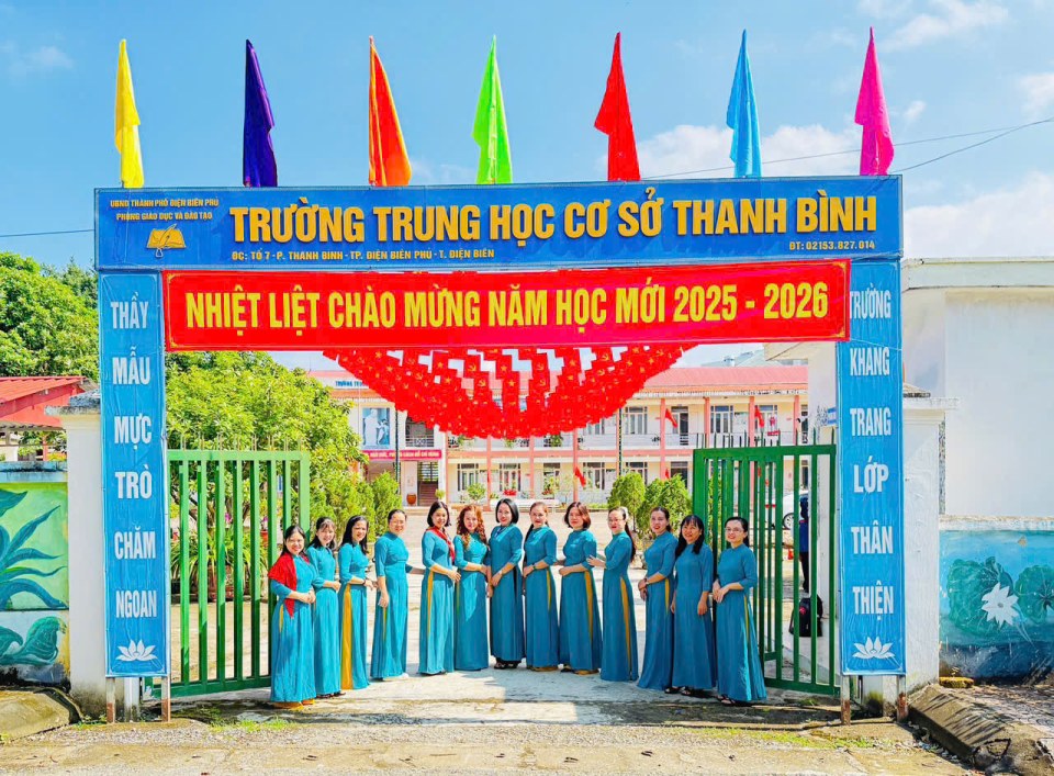 Ngày tựu trường 2025 – 2026: Niềm vui hân hoan của thầy trò và phụ huynh trường THCS Thanh Bình