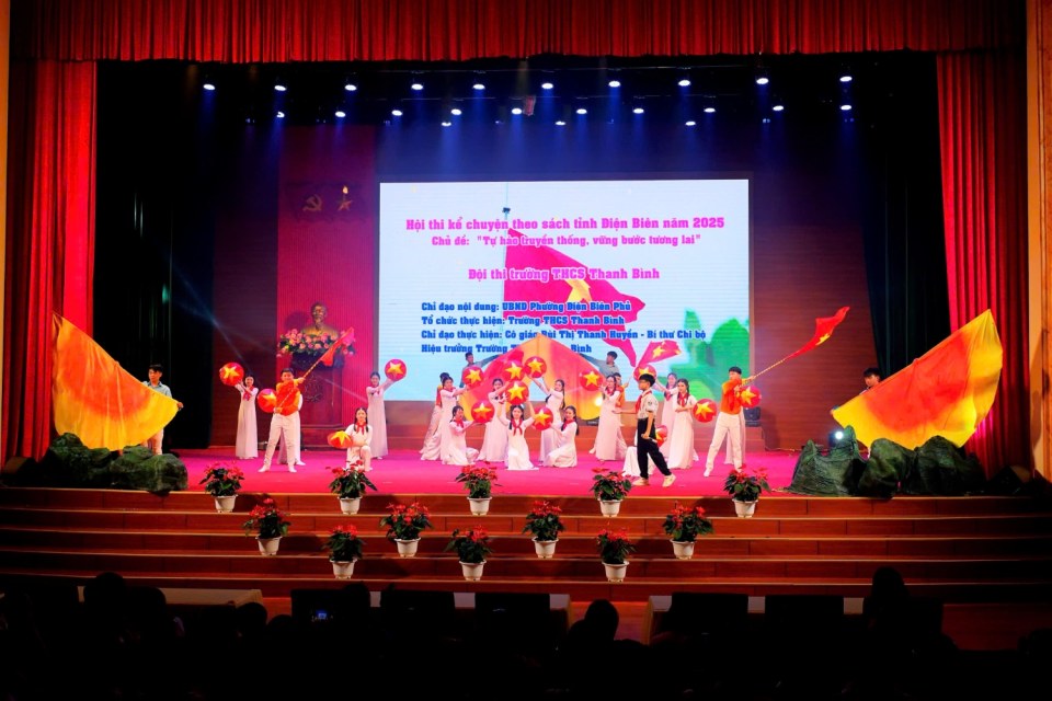 Trường THCS Thanh Bình tham dự hội thi kể chuyện theo sách tỉnh Điện Biên năm 2025