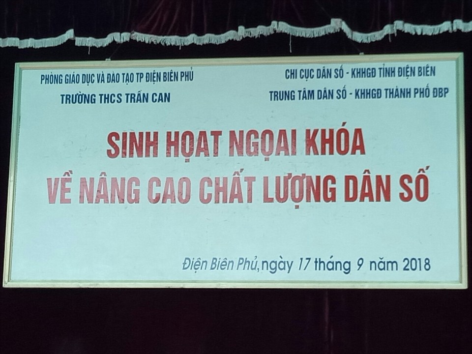 Bài tuyên truyền giới tình, sức khỏe sinh sản vị thành niên