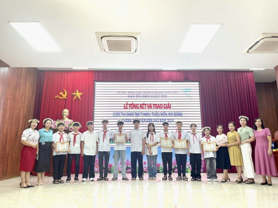 Kết quả cuộc thi sáng tạo thanh thiếu niên nhi đồng cấp Thành phố năm 2024