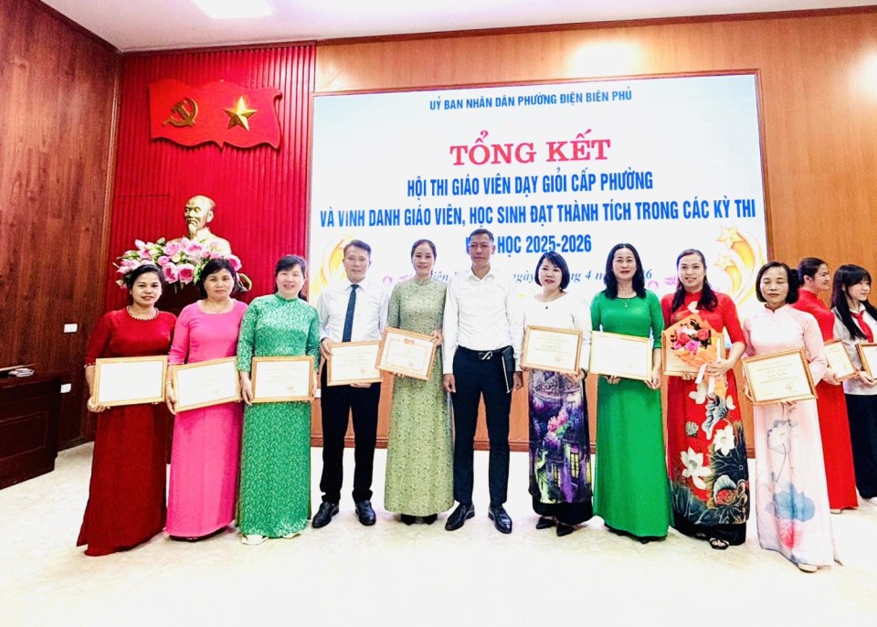 Giáo viên, học sinh Trường THCS Trần Can đã đạt được những thành tích đáng tự hào