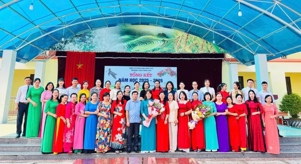 Trường THCS Trần Can tổ chức thành công lễ tổng kết năm học 2025 – 2026