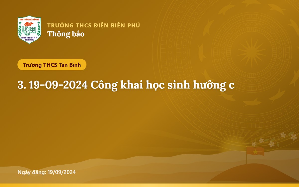 3. 19-09-2024 Công khai học sinh hưởng c