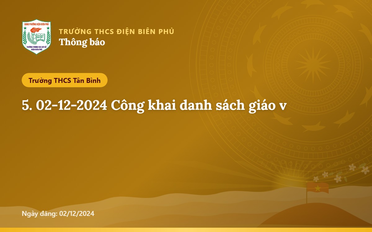 5. 02-12-2024 Công khai danh sách giáo v