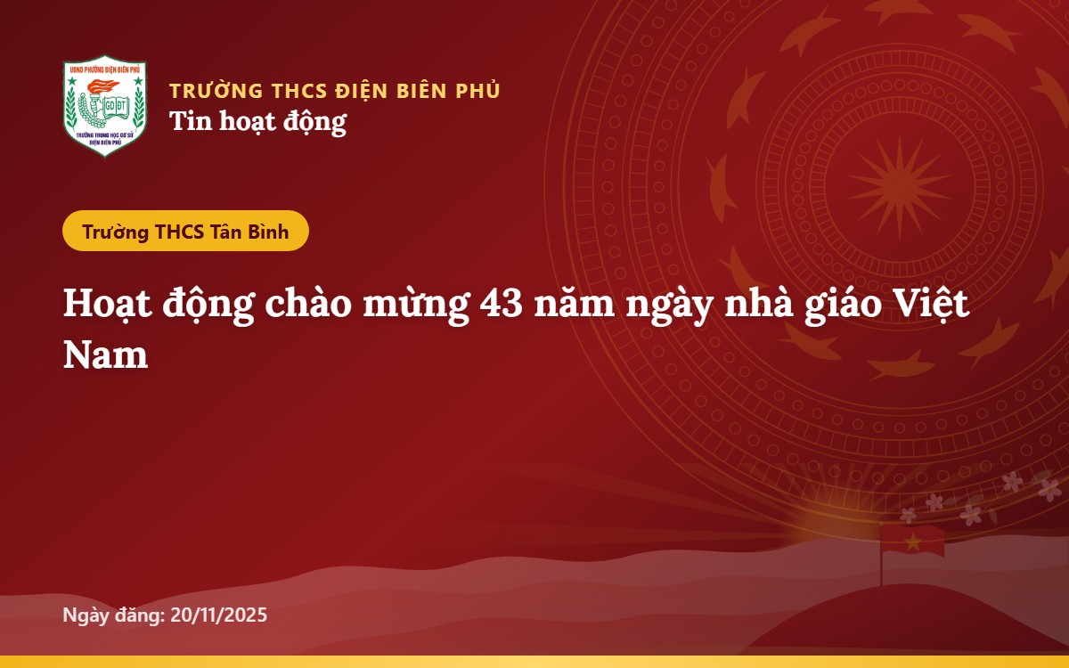 Hoạt động chào mừng 43 năm ngày nhà giáo Việt Nam