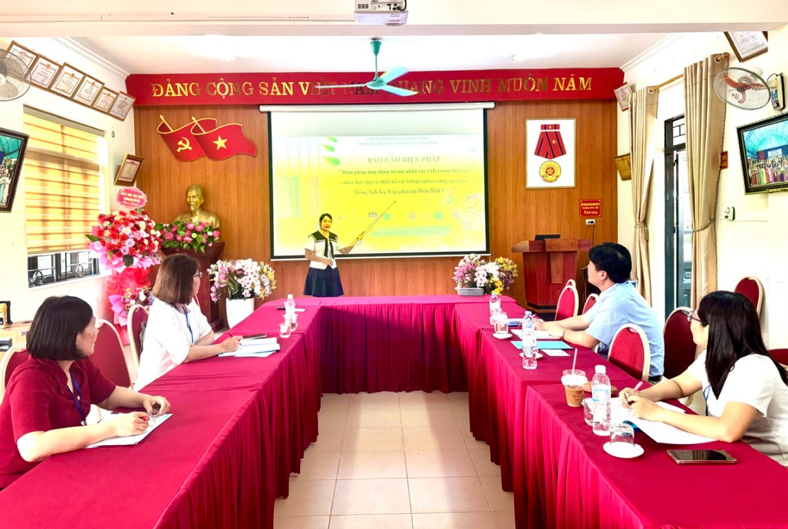 Hội thi giáo viên dạy giỏi cấp phường năm học 2025-2026