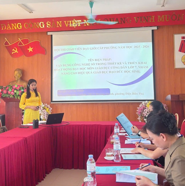 Hội thi giáo viên dạy giỏi cấp phường năm học 2025-2026