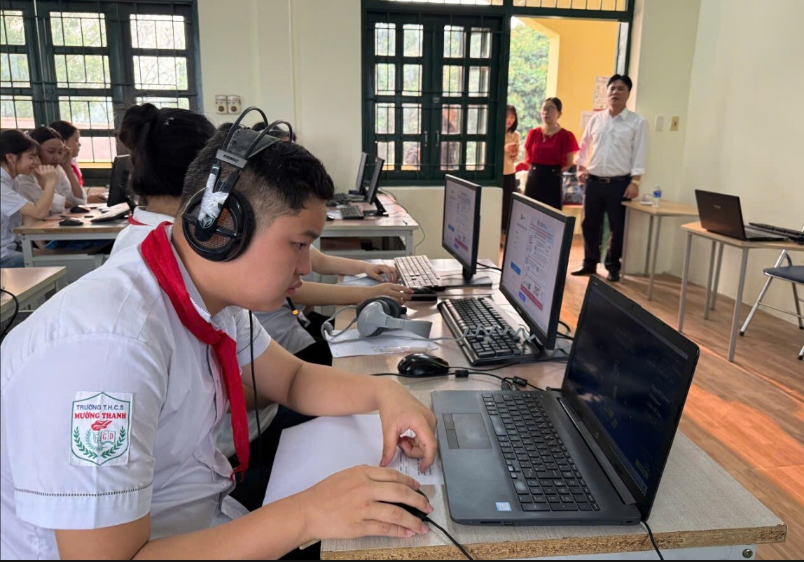 Trường THCS Mường Thanh nghiêm túc, khách quan trong công tác khảo sát chính thức chương trình đánh giá diện rộng quốc gia của học sinh lớp 5, lớp 9 lớp 11 năm 2026.