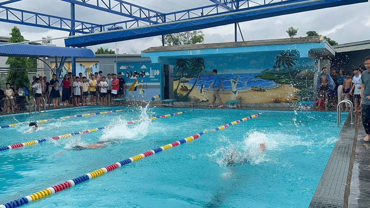 Rực rỡ sắc vàng: Trường THCS Mường Thanh đạt giải xuất sắc nhất tại giải bơi học sinh phường Điện Biên Phủ lần thứ i, năm 2026