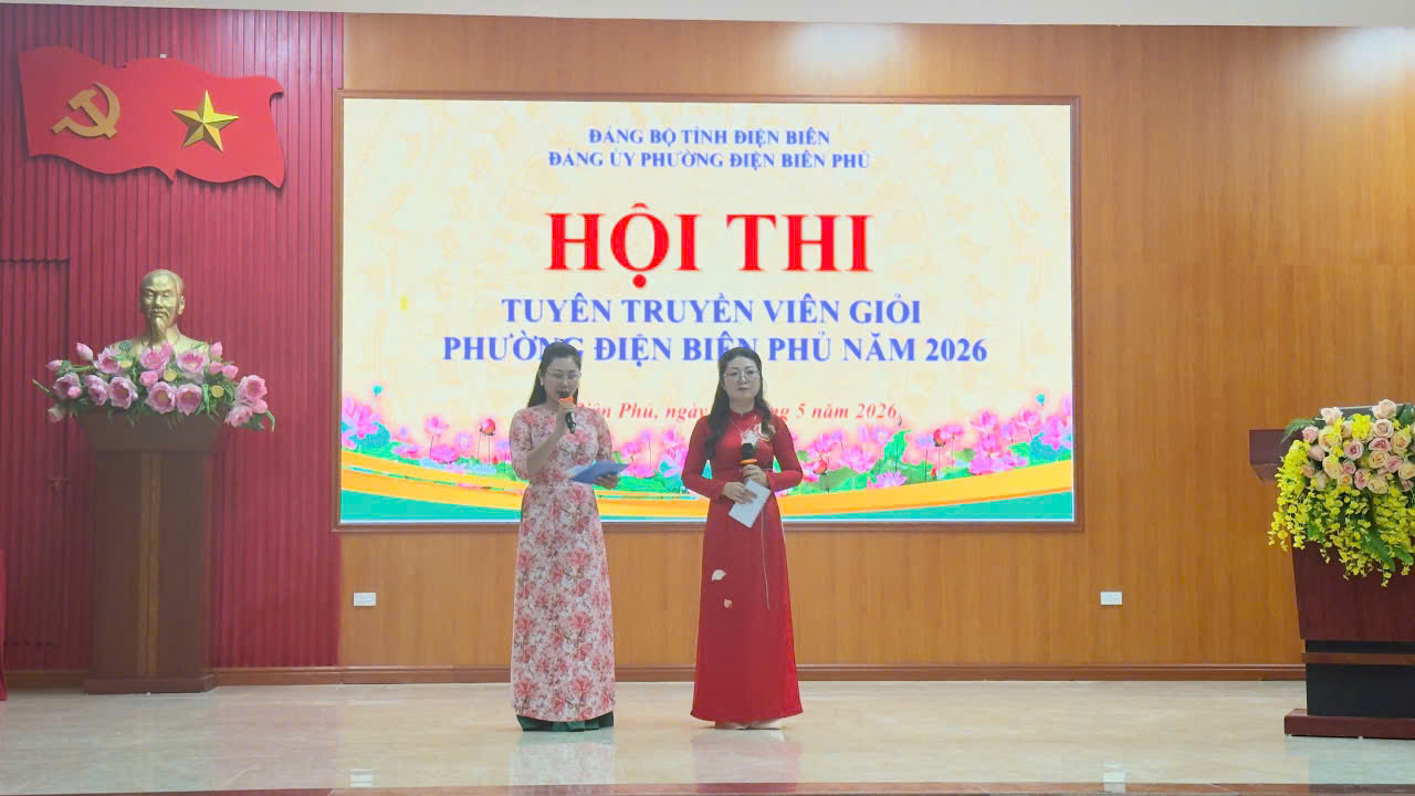 Hội thi tuyên truyền viên giỏi phường Điện Biên Phủ năm 2026