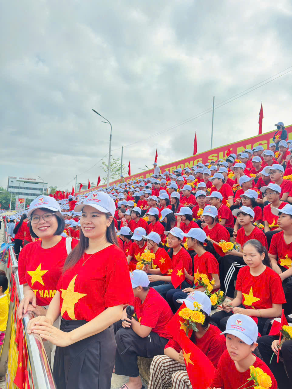 Thầy trò Trường THCS Mường Thanh tham gia lễ khai mạc đại hội tdtt tỉnh Điện Biên lần thứ xii năm 2026.