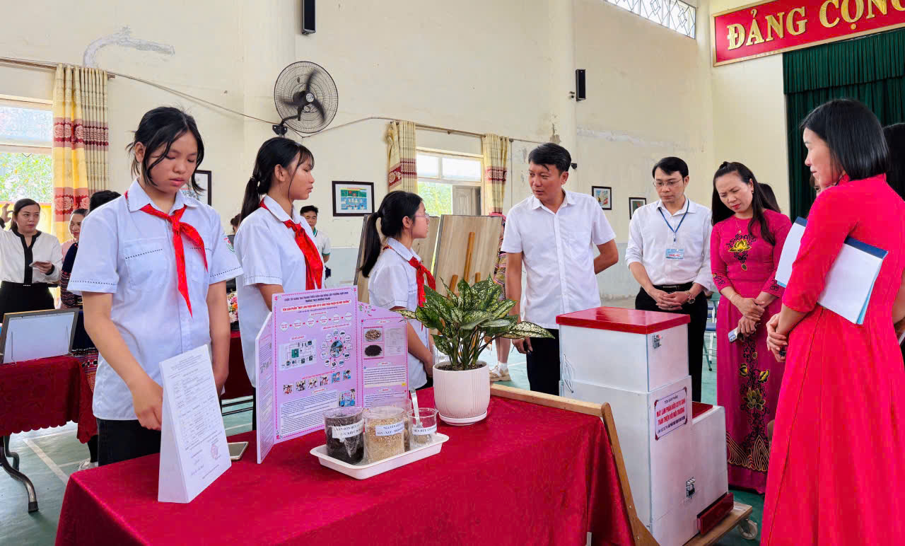 Trường THCS Mường Thanh tham gia cuộc thi sáng tạo thanh thiếu niên, nhi đồng cấp phường năm 2026