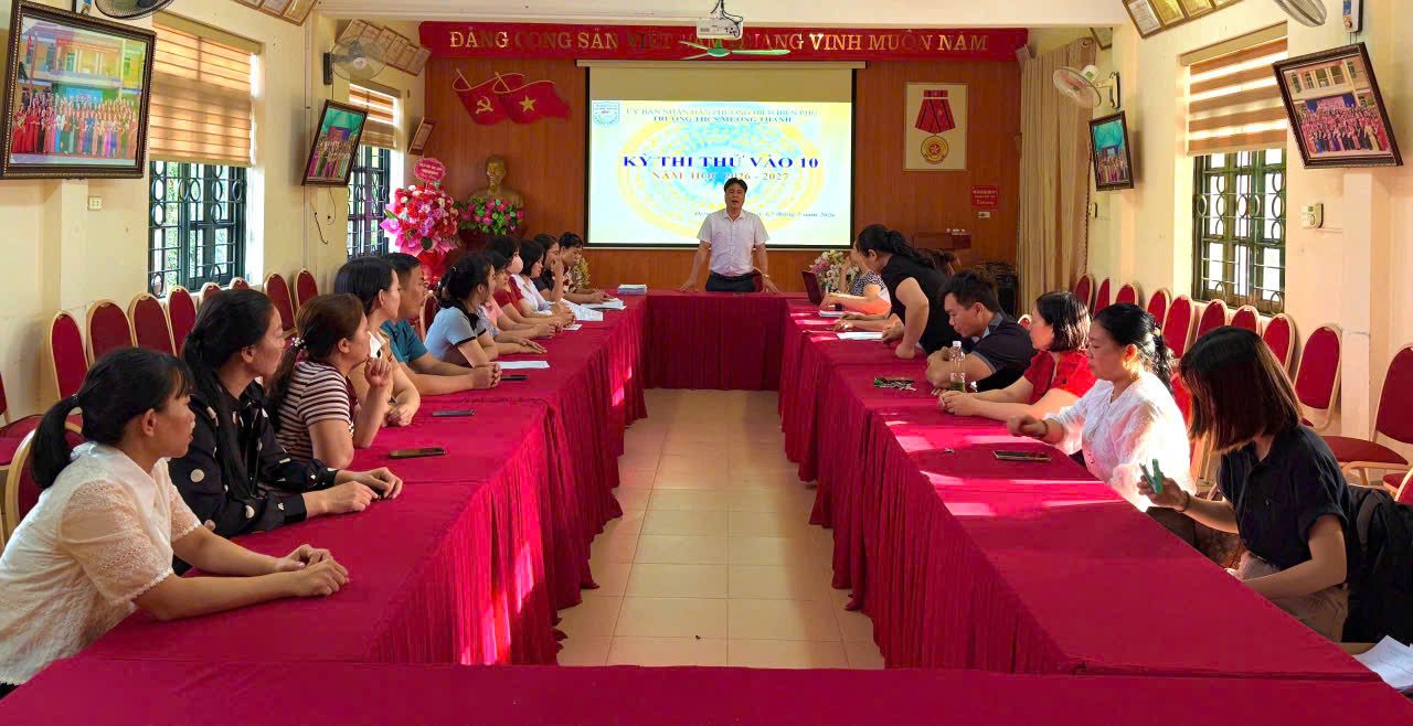 Trường THCS Mường Thanh tổ chức thành công kỳ thi thử vào lớp 10 – Bước đệm vững chắc cho sĩ tử
