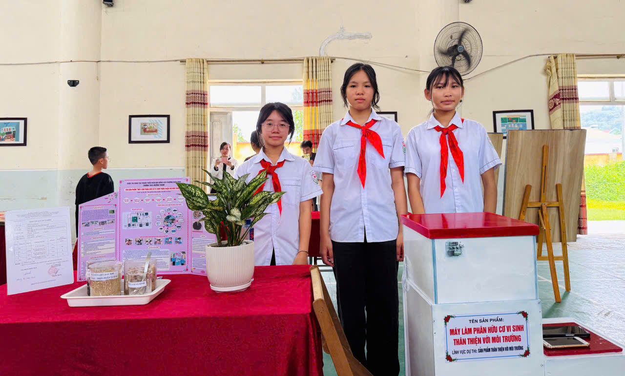Trường THCS Mường Thanh tham gia cuộc thi sáng tạo thanh thiếu niên, nhi đồng cấp phường năm 2026