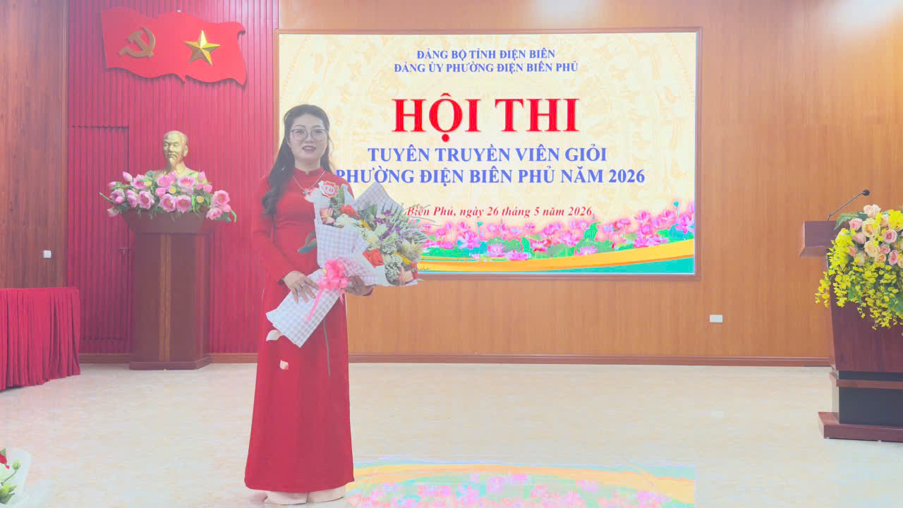 Hội thi tuyên truyền viên giỏi phường Điện Biên Phủ năm 2026