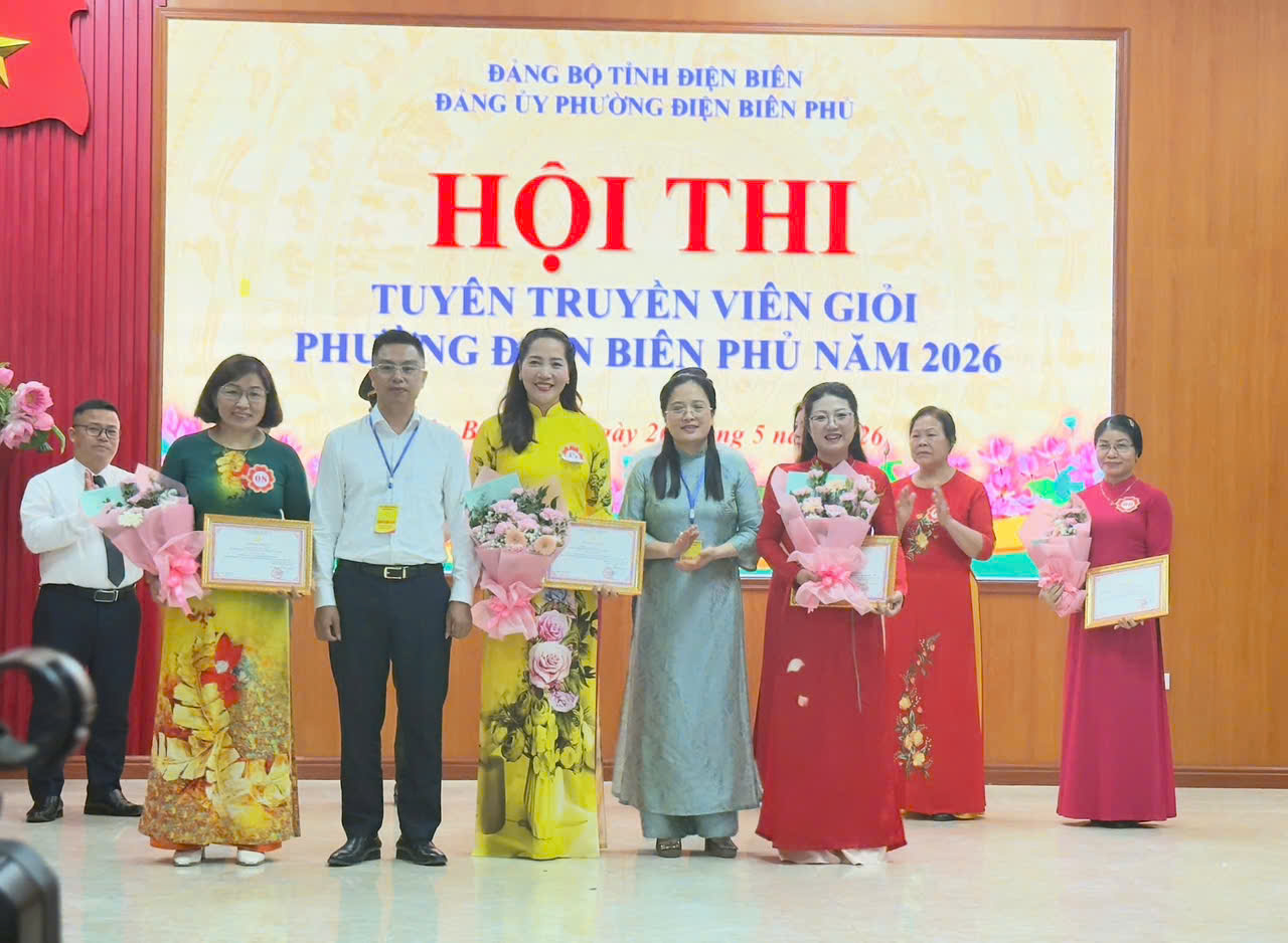 Hội thi tuyên truyền viên giỏi phường Điện Biên Phủ năm 2026