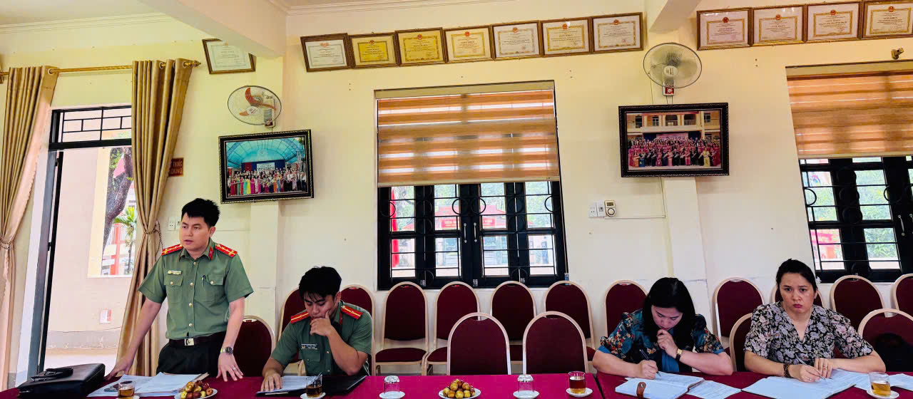 Trường THCS Mường Thanh nghiêm túc trong công tác bảo vệ bí mật nhà nước