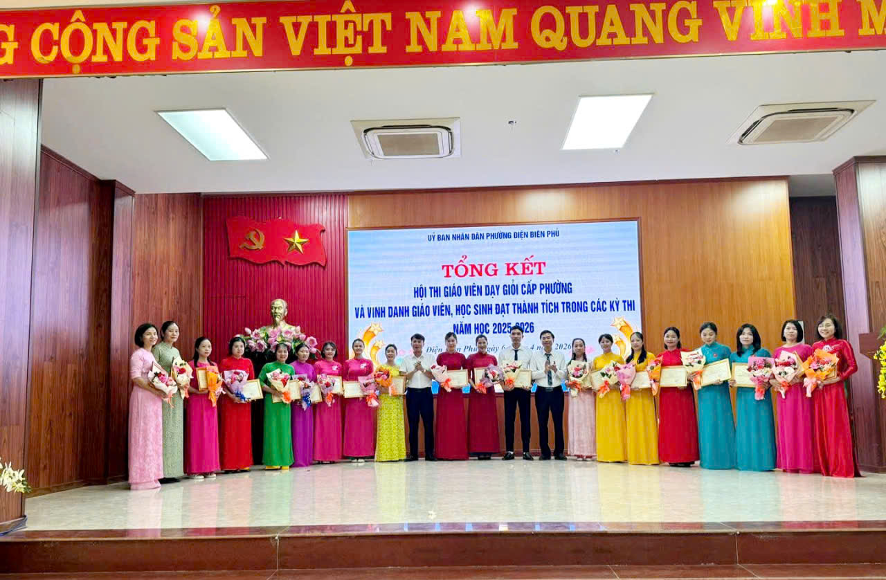 Trường THCS Tân Bình tham gia tổng kết hội thi giáo viên dạy giỏi cấp phường Điện Biên Phủ- Lần thứ nhất - Năm học 2025–2026