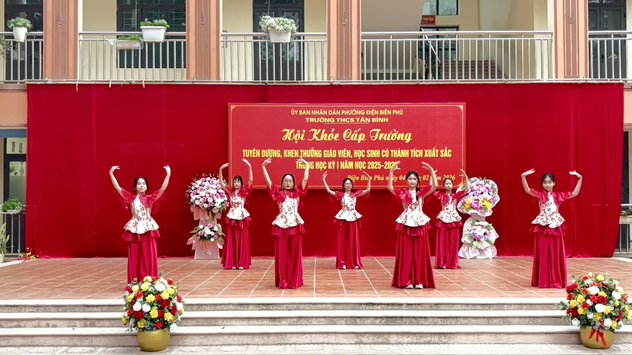 Trường THCS Tân Bình - Rực rỡ sắc màu trong Hội khỏe Phù Đổng cấp trường và vinh danh những "hạt giống vàng" đạt kết quả cao trong các kì thi chọn hsg các môn văn hoá lớp 9; khoa học kĩ thuật cấp phường, cấp tỉnh năm học 2025-2026.
