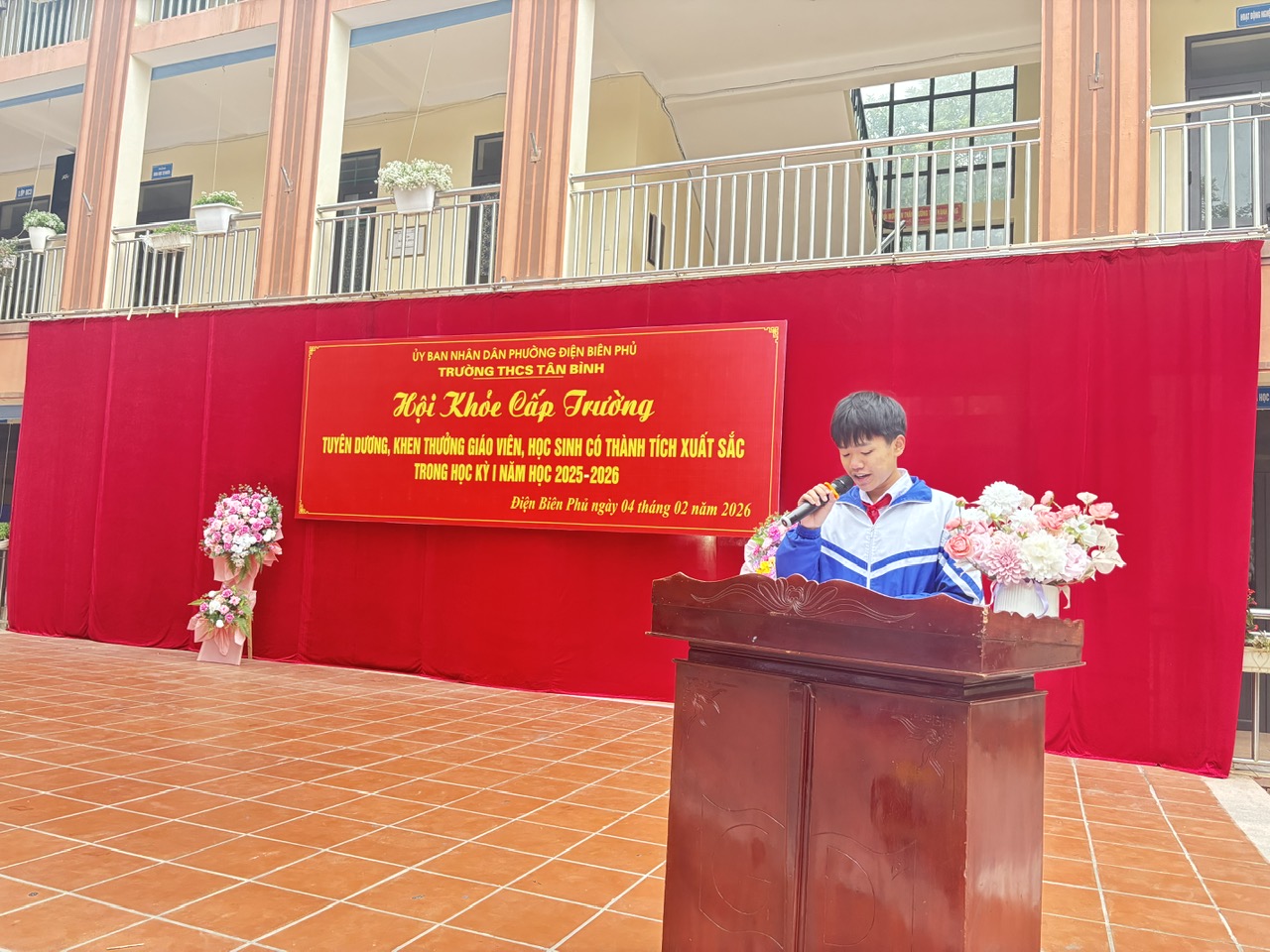 Trường THCS Tân Bình - Rực rỡ sắc màu trong Hội khỏe Phù Đổng cấp trường và vinh danh những "hạt giống vàng" đạt kết quả cao trong các kì thi chọn hsg các môn văn hoá lớp 9; khoa học kĩ thuật cấp phường, cấp tỉnh năm học 2025-2026.