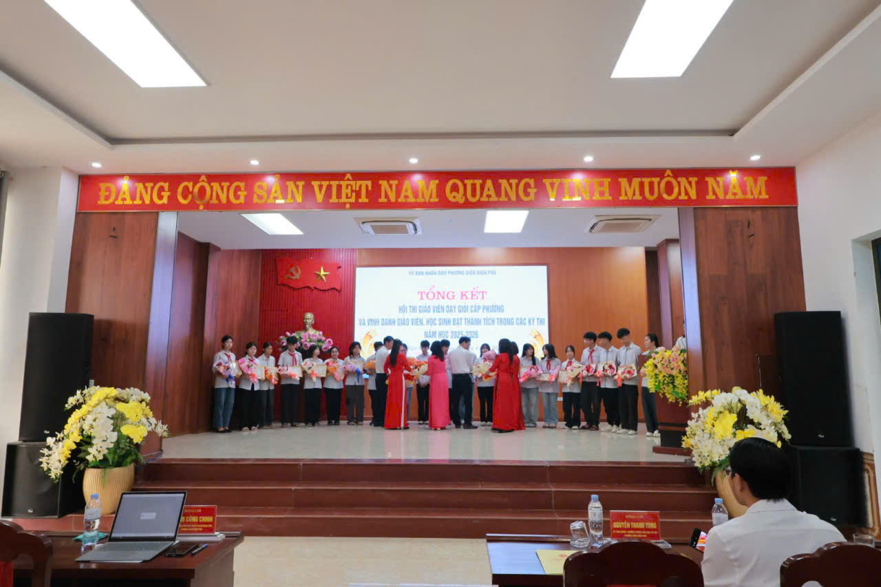 Trường THCS Tân Bình tham gia tổng kết hội thi giáo viên dạy giỏi cấp phường Điện Biên Phủ- Lần thứ nhất - Năm học 2025–2026