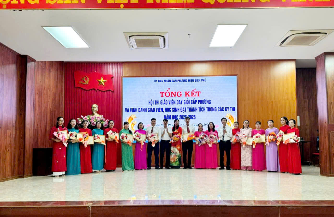 Trường THCS Tân Bình tham gia tổng kết hội thi giáo viên dạy giỏi cấp phường Điện Biên Phủ- Lần thứ nhất - Năm học 2025–2026