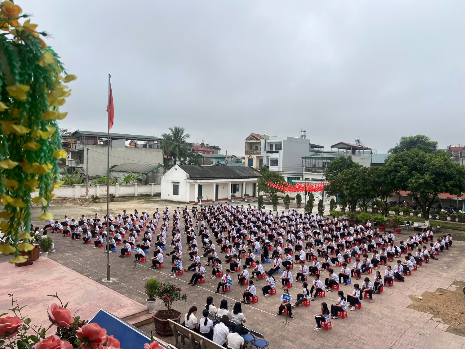 Trường THCS Thanh Bình, phường Điện Biên Phủ tổ chức tuyên truyền, phổ biến giáo dục pháp luật về dân số cho học sinh năm 2025