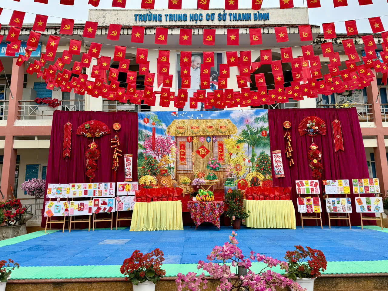 Trường THCS Thanh Bình - Phường Điện Biên Phủ tổ chức chương trình “Tết bính ngọ – Xuân yêu thương 2026”