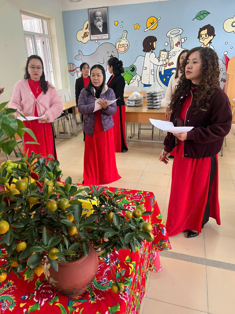 Trường THCS Thanh Bình - Phường Điện Biên Phủ tổ chức chương trình “Tết bính ngọ – Xuân yêu thương 2026”