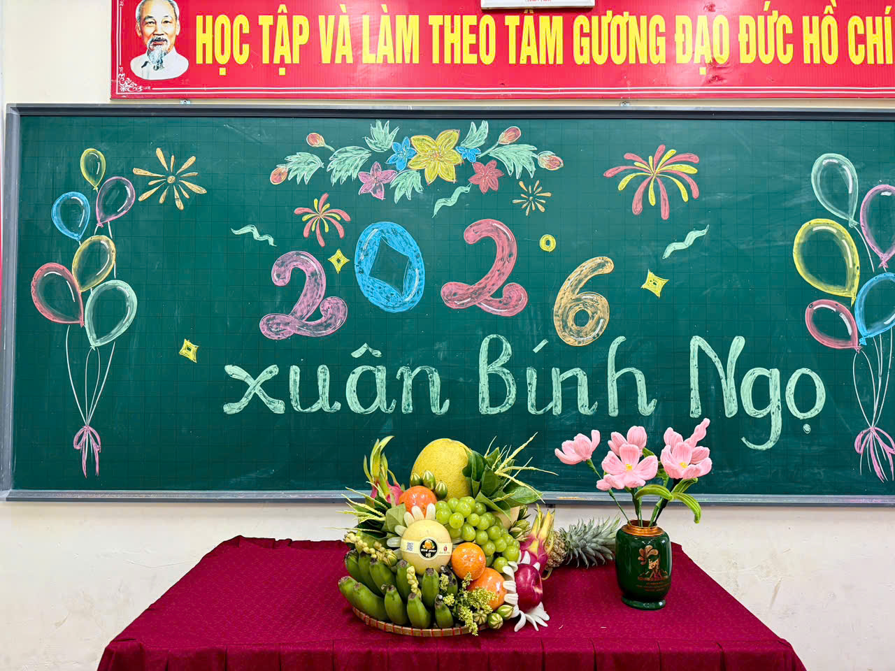 Trường THCS Thanh Bình - Phường Điện Biên Phủ tổ chức chương trình “Tết bính ngọ – Xuân yêu thương 2026”
