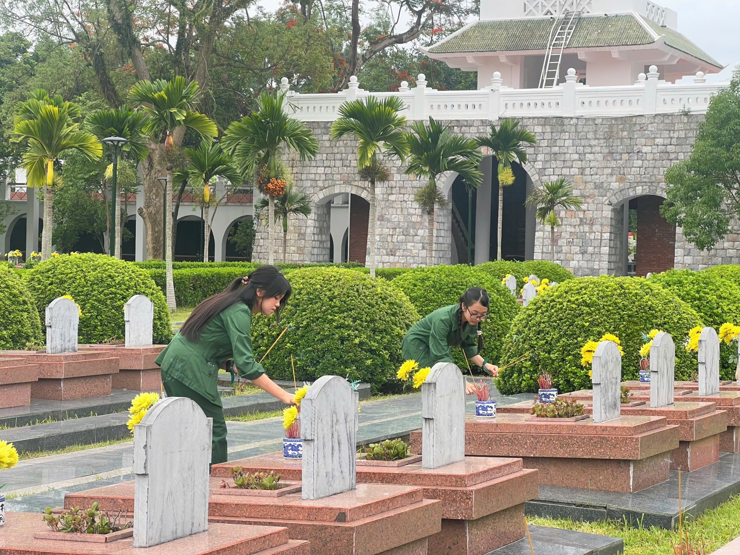 Học sinh Trường THCS Thanh Bình tham gia chương trình “chúng em làm chiến sỹ Điện Biên”