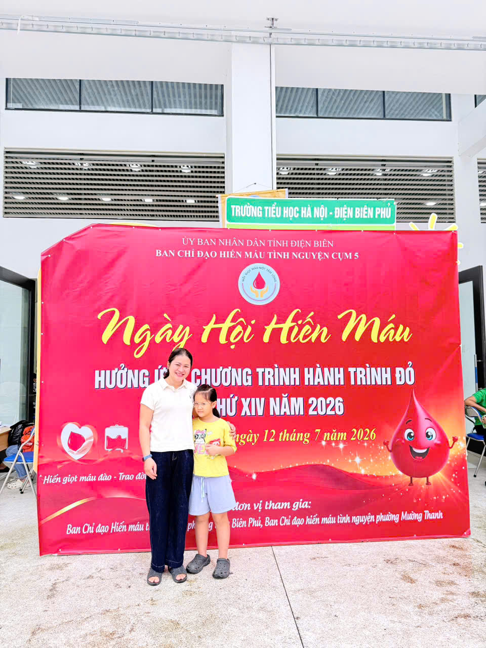 Cán bộ, giáo viên, nhân viên Trường THCS Thanh Bình tích cực tham gia ngày hội hiến máu tình nguyện năm 2026