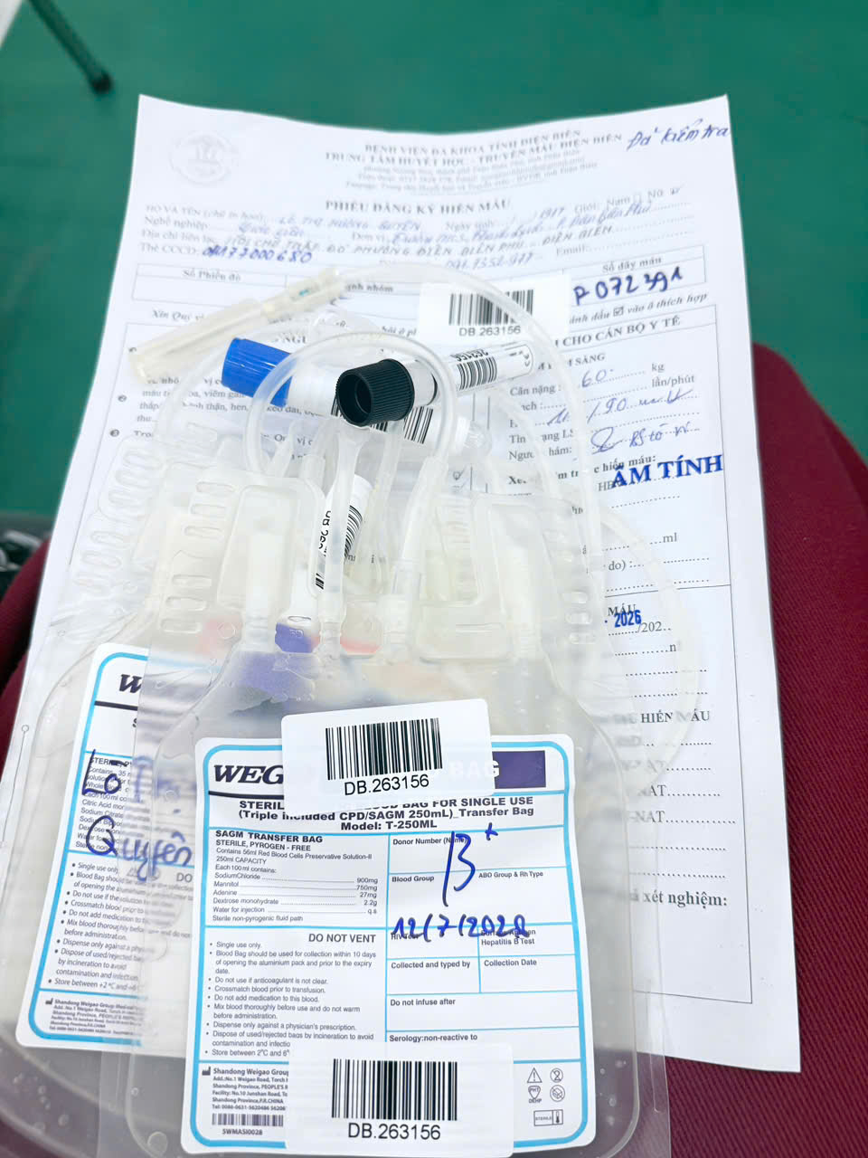 Cán bộ, giáo viên, nhân viên Trường THCS Thanh Bình tích cực tham gia ngày hội hiến máu tình nguyện năm 2026