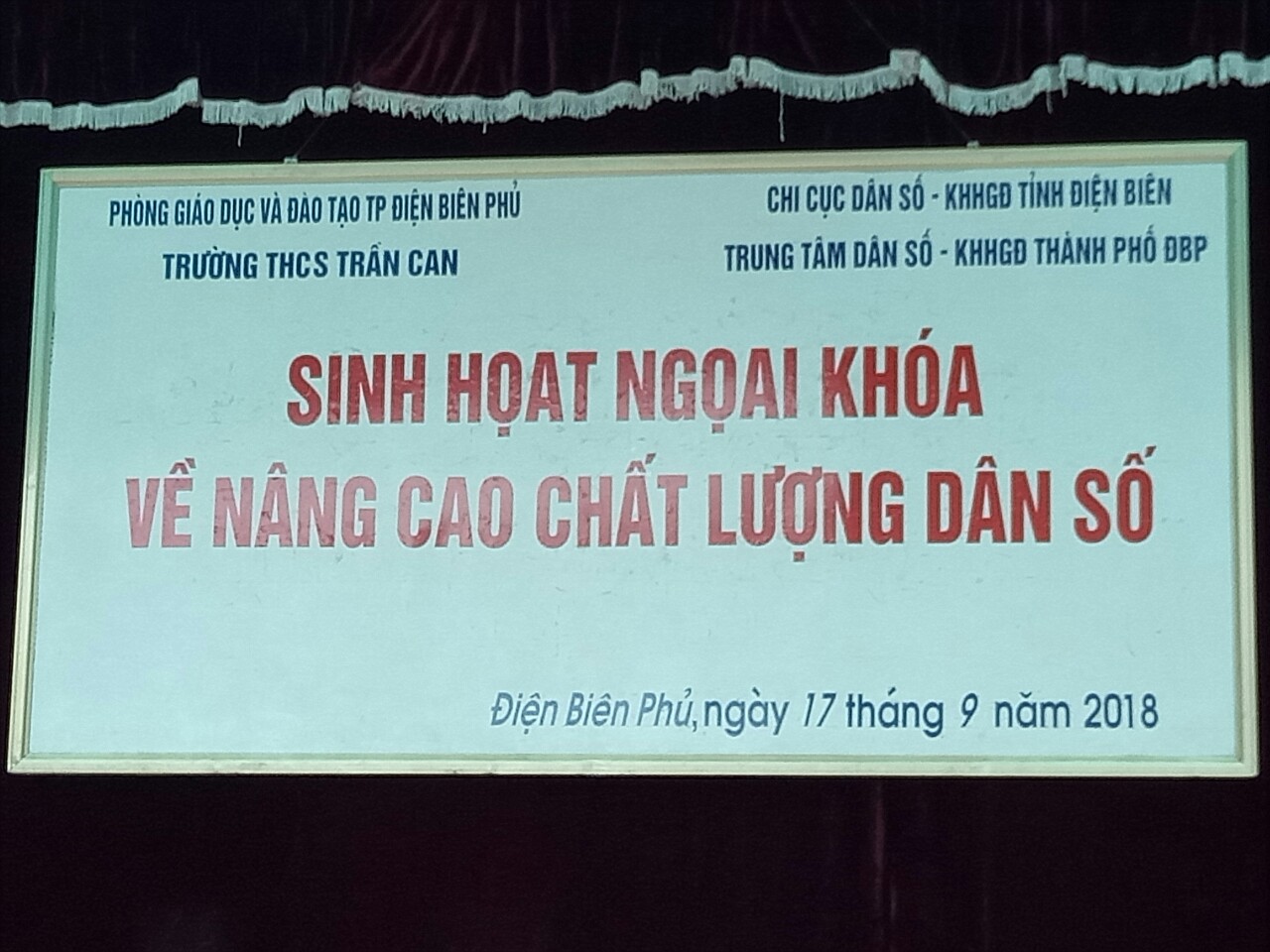 Bài tuyên truyền giới tình, sức khỏe sinh sản vị thành niên
