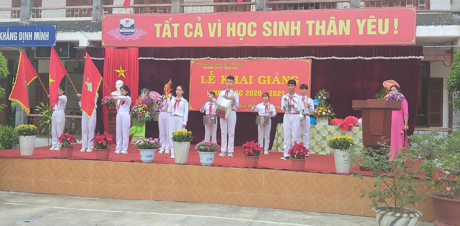 Trường THCS Trần Can tổ chức “Lễ khai giảng năm học 2020 -2021”