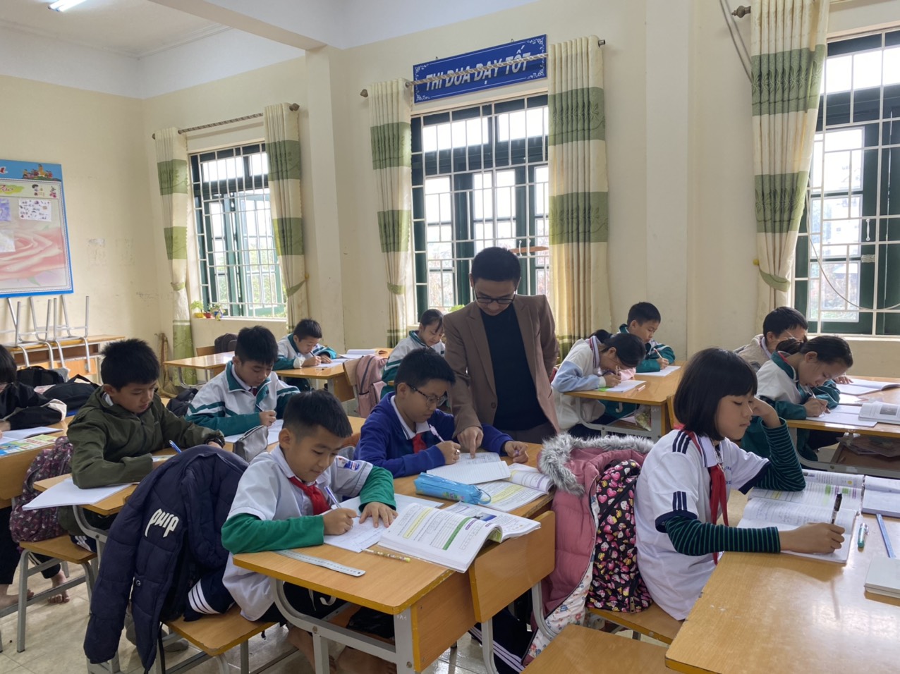 Trường THCS Trần Can với công tác ôn tập cho học sinh chuẩn bị kiểm tra học kì i