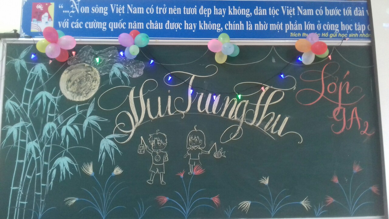 Trường THCS Trần Can “ cùng dệt trung thu”