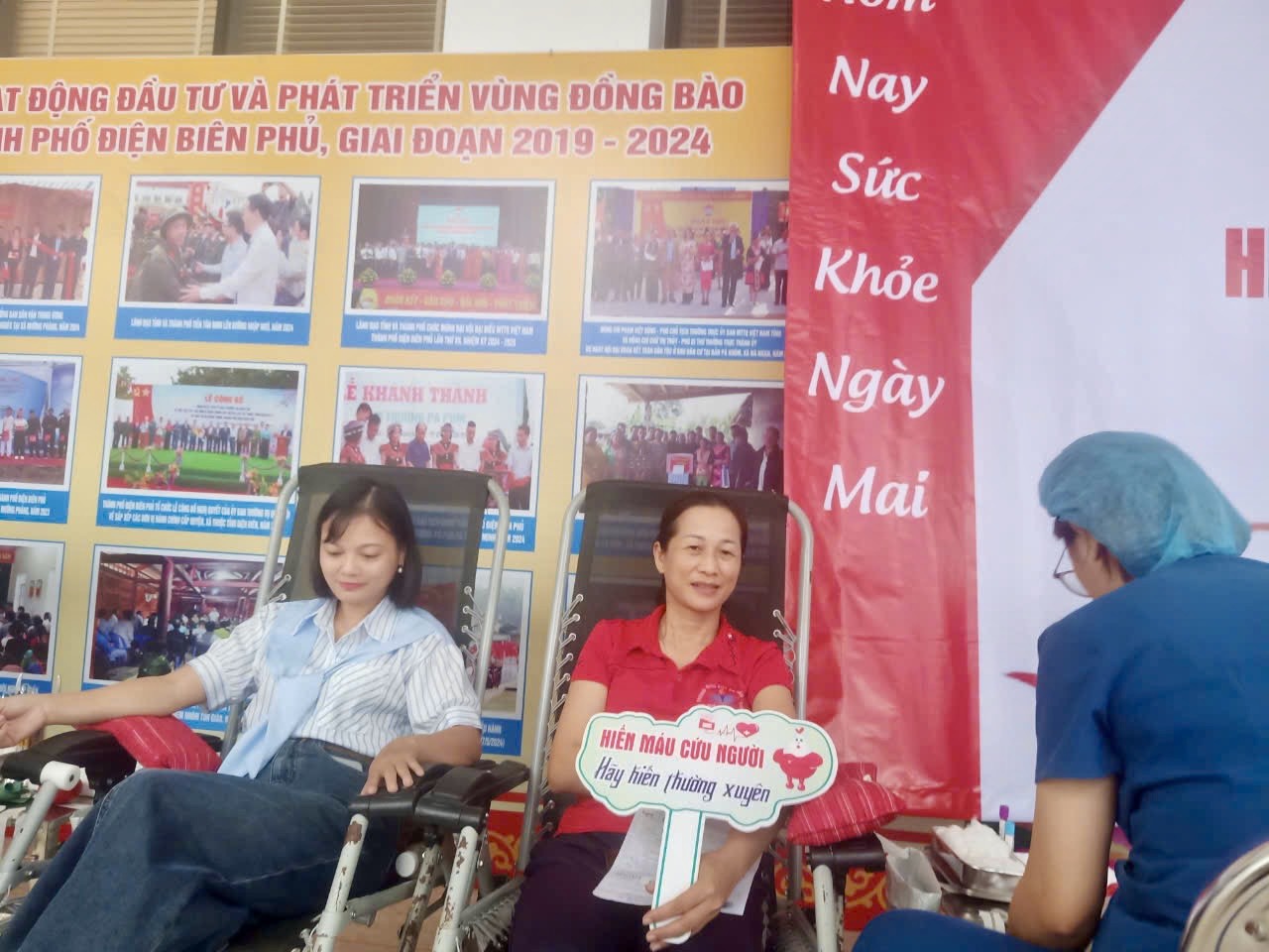 Trường THCS Trần Can tham gia ngày hội hiến máu tình nguyện đợt 2 năm 2024