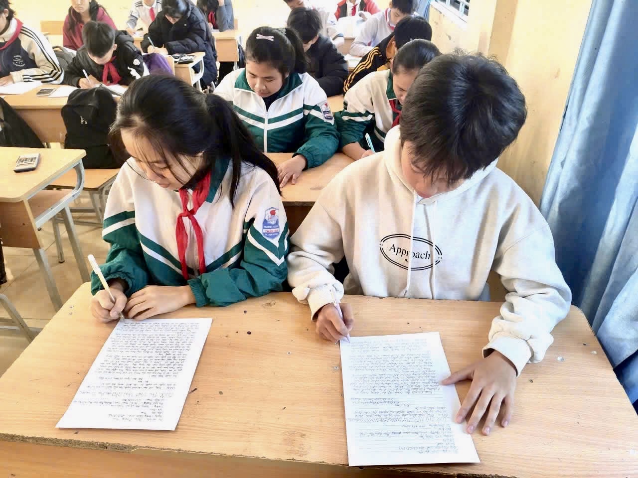 Viết thư UPU Quốc tế lần thứ 55 năm 2026 tại Trường THCS Trần Can