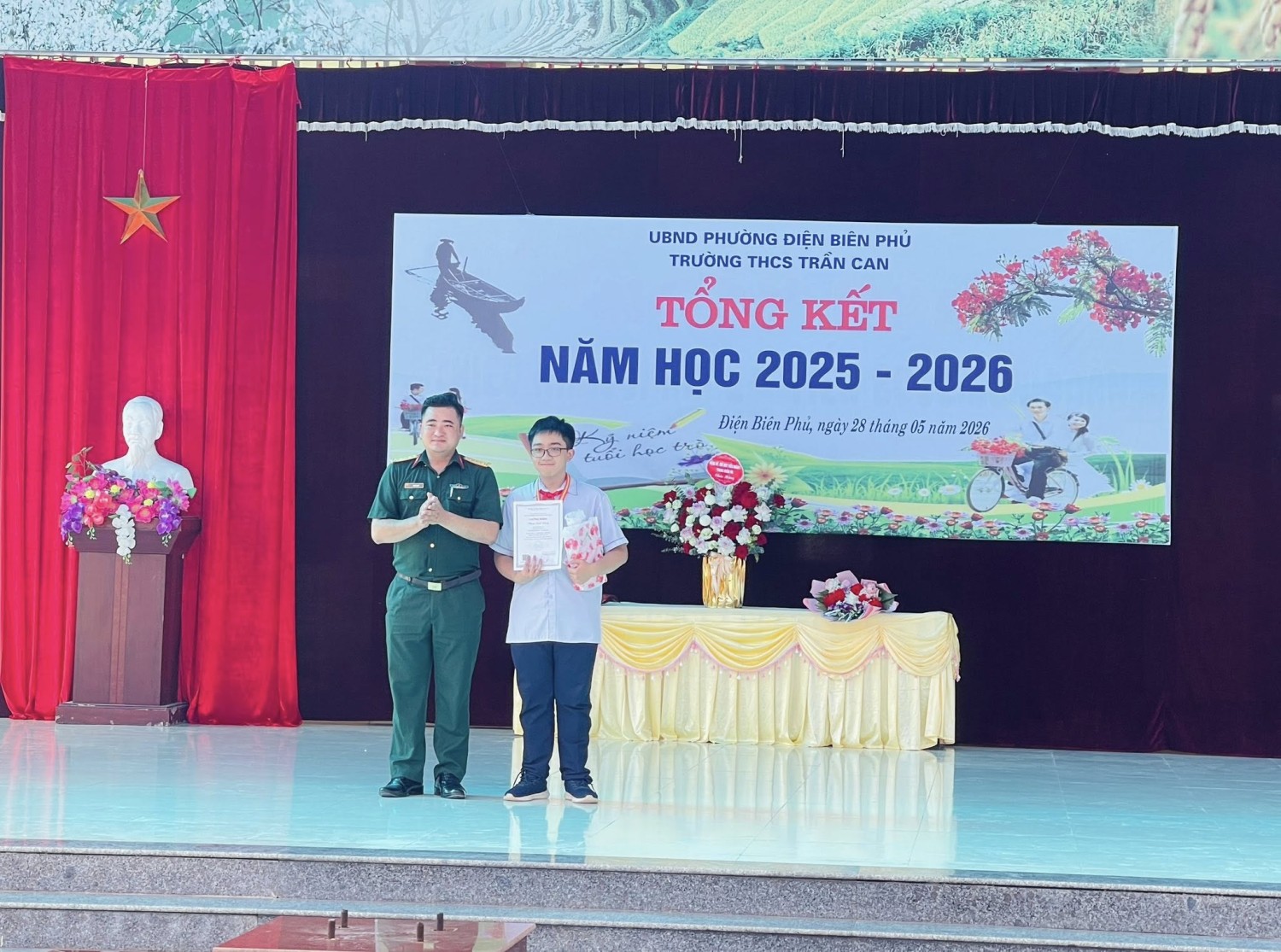 Trường THCS Trần Can tổ chức thành công lễ tổng kết năm học 2025 – 2026