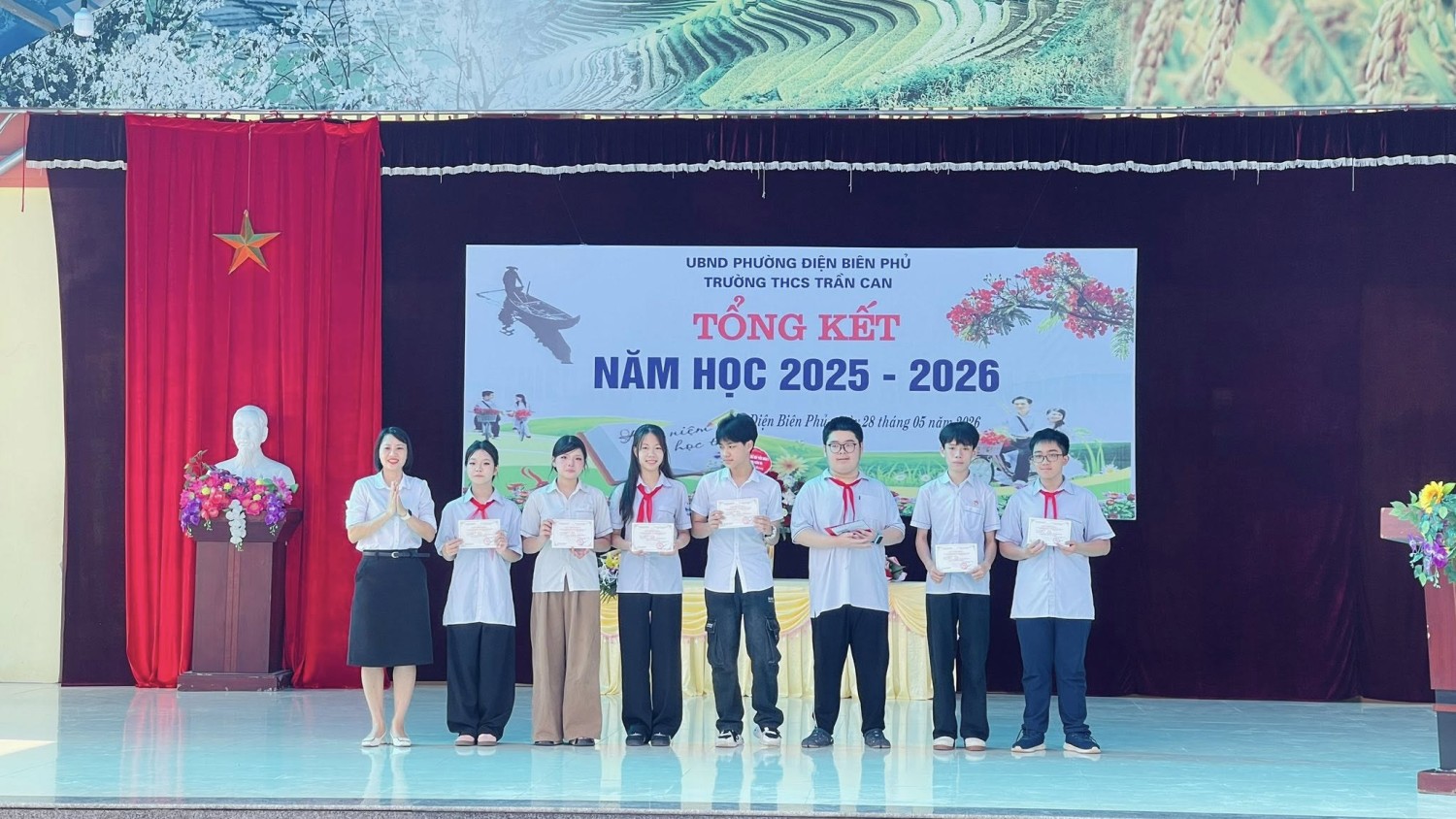 Trường THCS Trần Can tổ chức thành công lễ tổng kết năm học 2025 – 2026