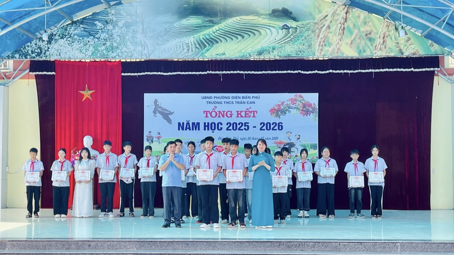 Trường THCS Trần Can tổ chức thành công lễ tổng kết năm học 2025 – 2026