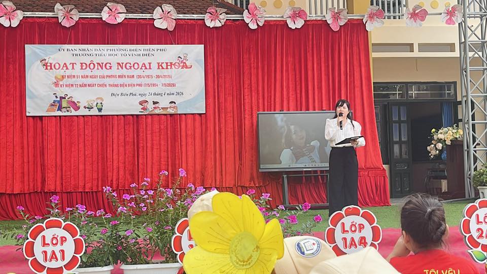 Trường THCS Trần Can tuyên truyền tuyển sinh tại trường tiểu học Tô Vĩnh Diện