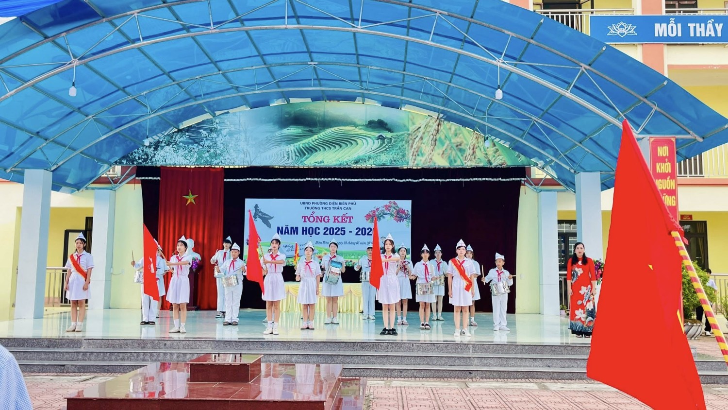 Trường THCS Trần Can tổ chức thành công lễ tổng kết năm học 2025 – 2026