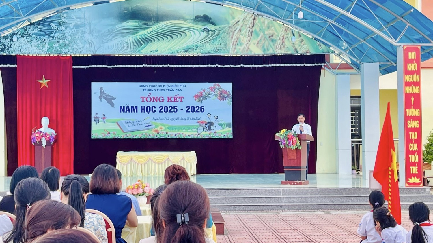 Trường THCS Trần Can tổ chức thành công lễ tổng kết năm học 2025 – 2026