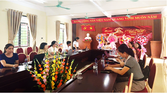 Kết nối chuyên môn liên trường: Trường THCS Xuân Đỉnh (Hà Nội) và Trường THCS Trần Can (Điện Biên)