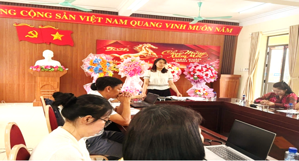 Kết nối chuyên môn liên trường: Trường THCS Xuân Đỉnh (Hà Nội) và Trường THCS Trần Can (Điện Biên)