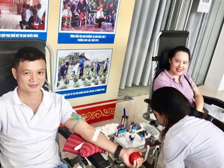 Hiến máu tình nguyện đợt II năm 2024